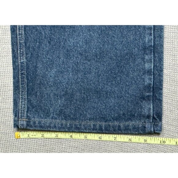 Carhartt Mens Blue Denim Jeans Straight Leg Relaxed Fit High Rise Size 42X32 - Picture 10 of 12